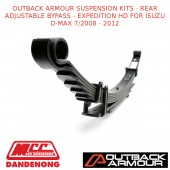 OUTBACK ARMOUR SUSPENSION KITS REAR ADJ BYPAS-EXPEDITION  FIT ISUZU D-MAX7/8-12
